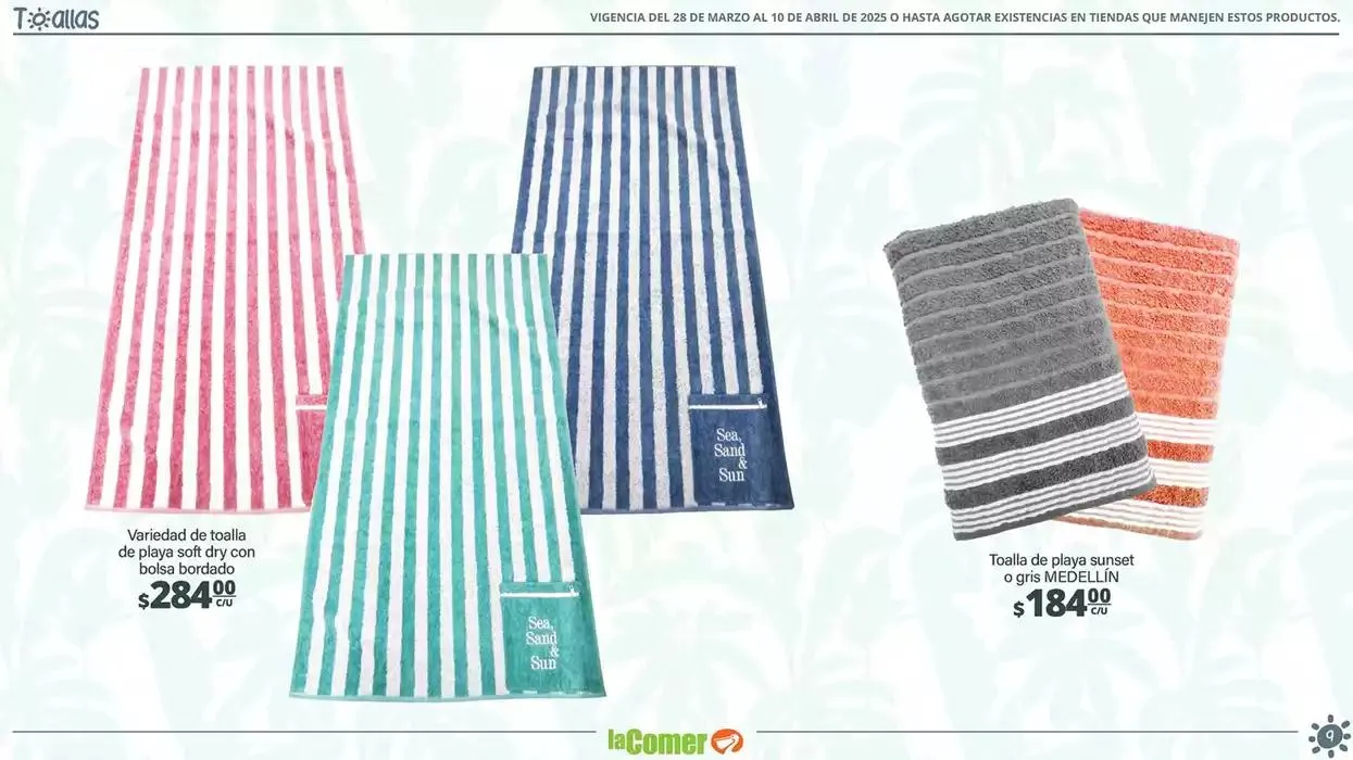 Catálogo de La Comer Vacaciones 28 de marzo al 10 de abril 2025 - Pagina 9