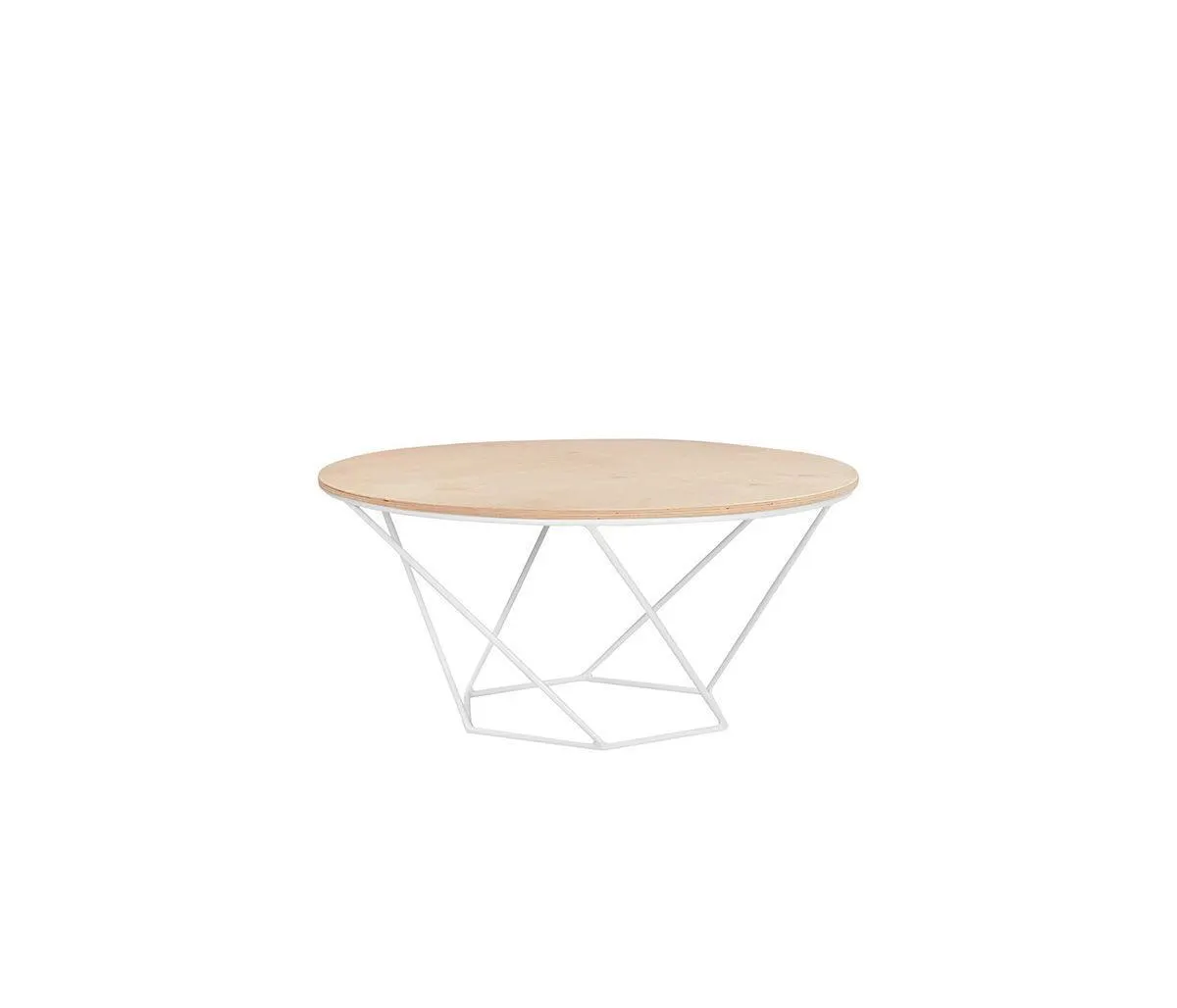 Mesa de centro Hexa 70cm - Blanco