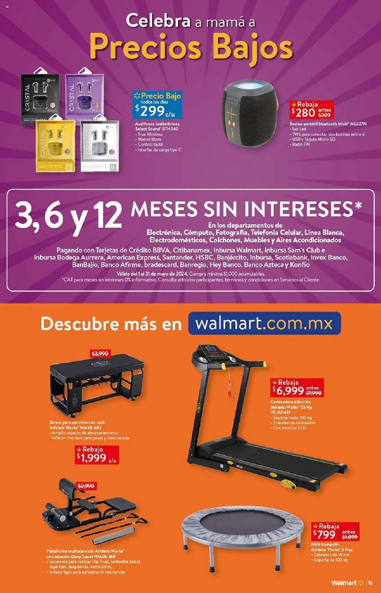 Catálogo de Catálogo Walmart 1 de mayo al 23 de mayo 2024 - Pagina 16
