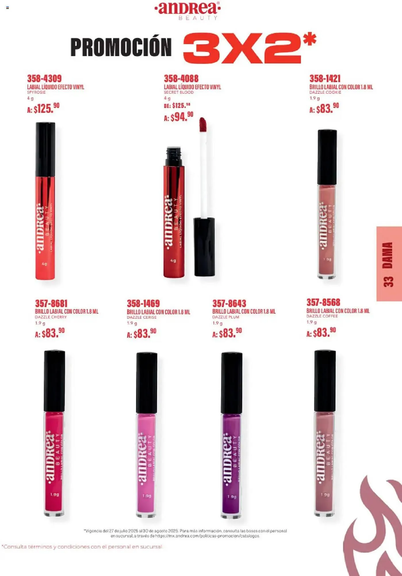 Catálogo de Catálogo Andrea 27 de julio al 30 de julio 2025 - Pagina 33