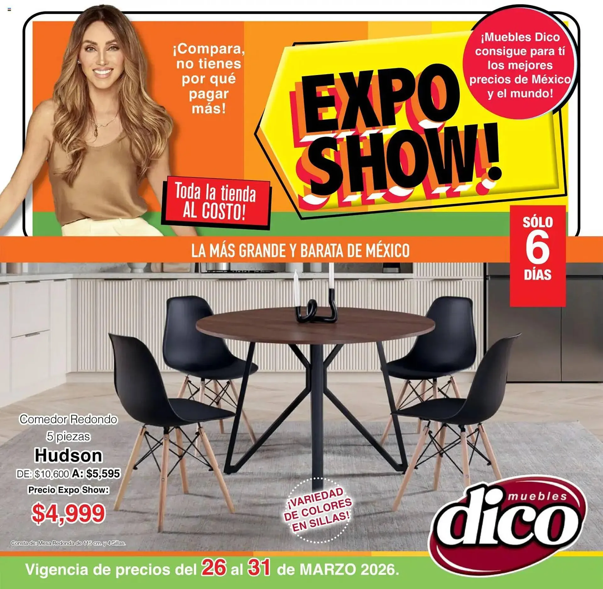 Catálogo de Catálogo Muebles Dico 26 de marzo al 1 de abril 2026 - Pagina 1