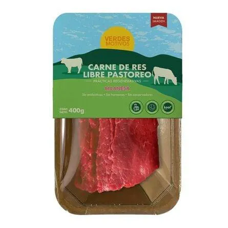 Milanesa Sabana de Res Verdes Motivos 400 Gr