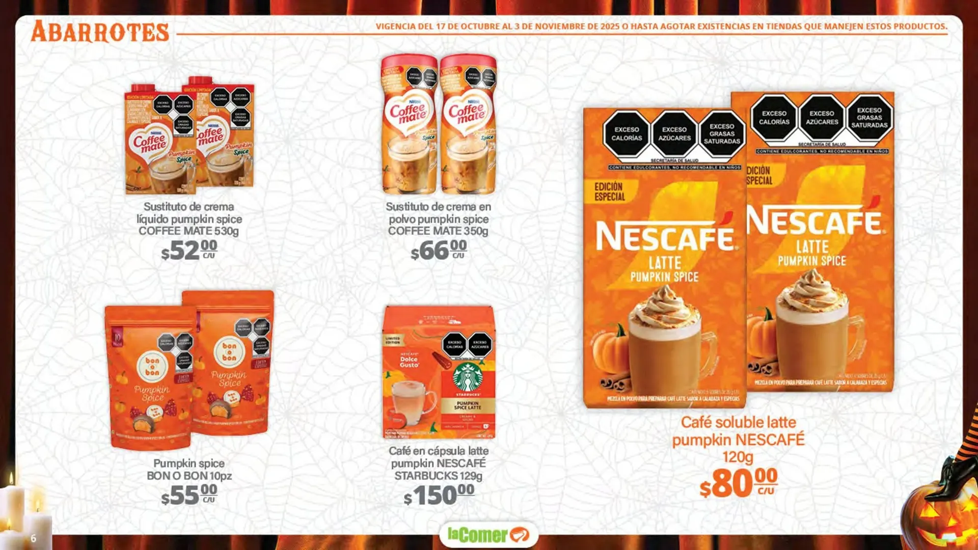 Catálogo de Folleto La Comer 17 de octubre al 3 de noviembre 2025 - Pagina 6