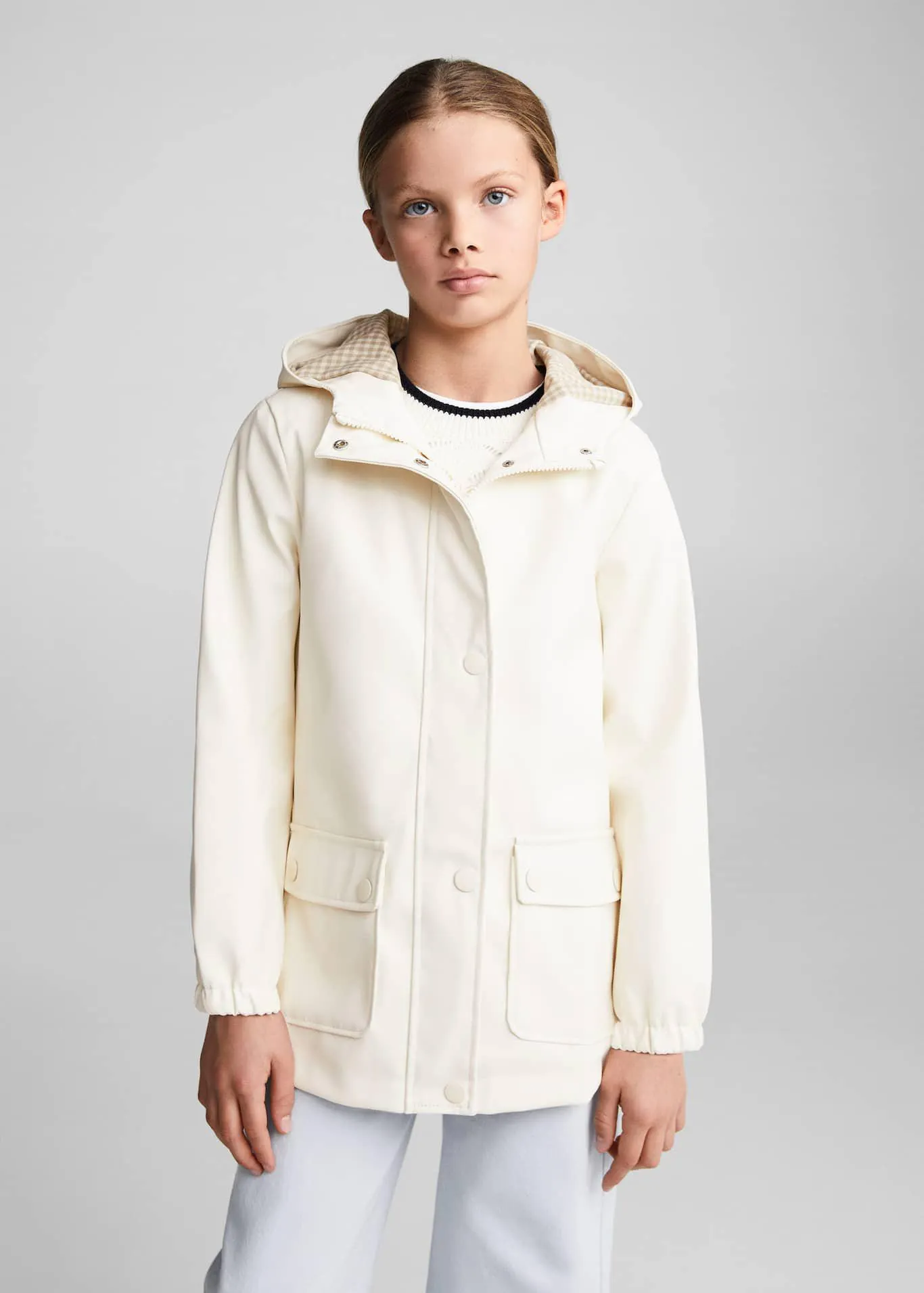 Chaqueta impermeable capucha