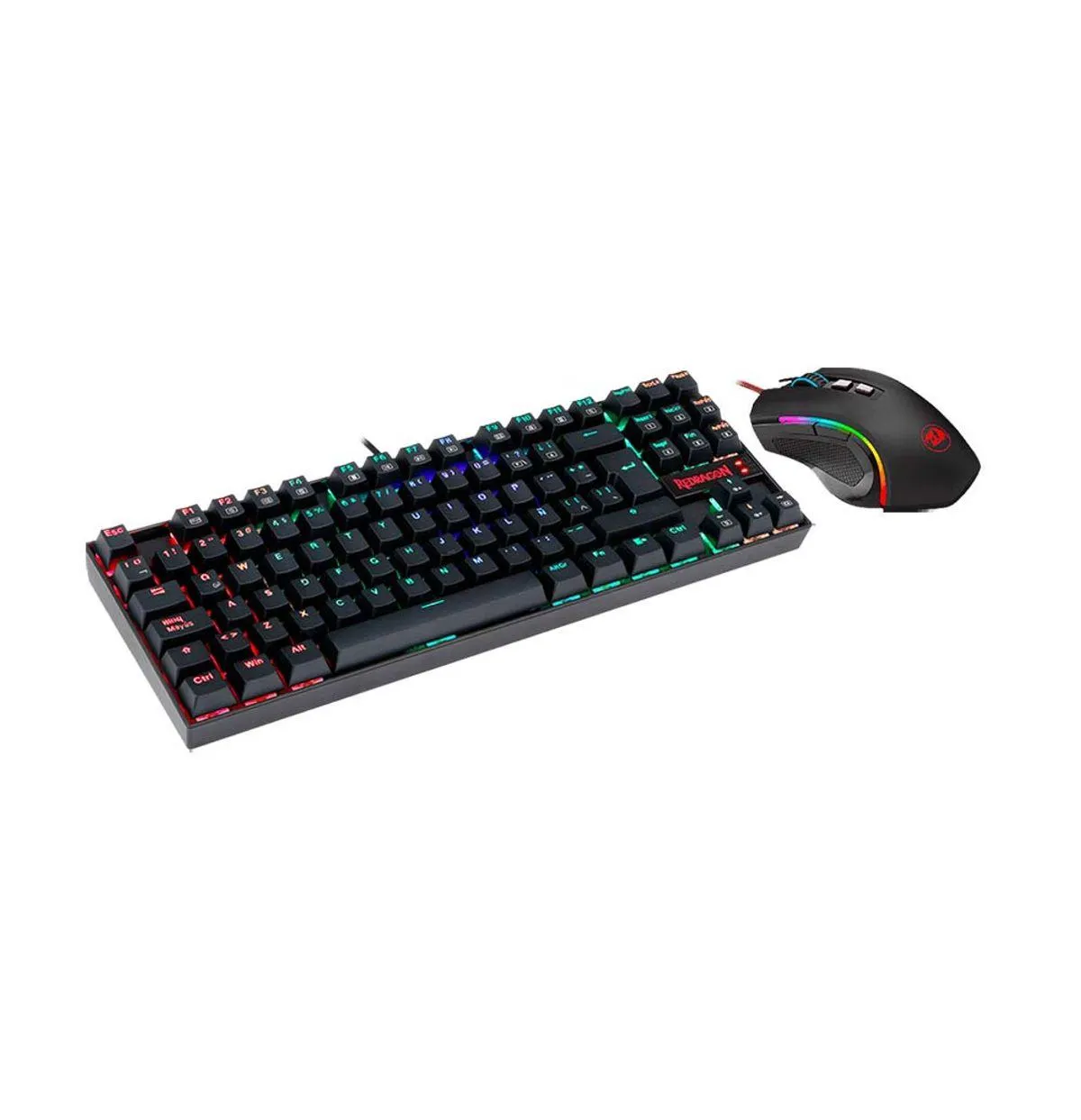 Redragon combo K552RGB + M607 Teclado en español Negro