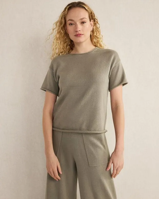 Organic Cotton Knit Tee