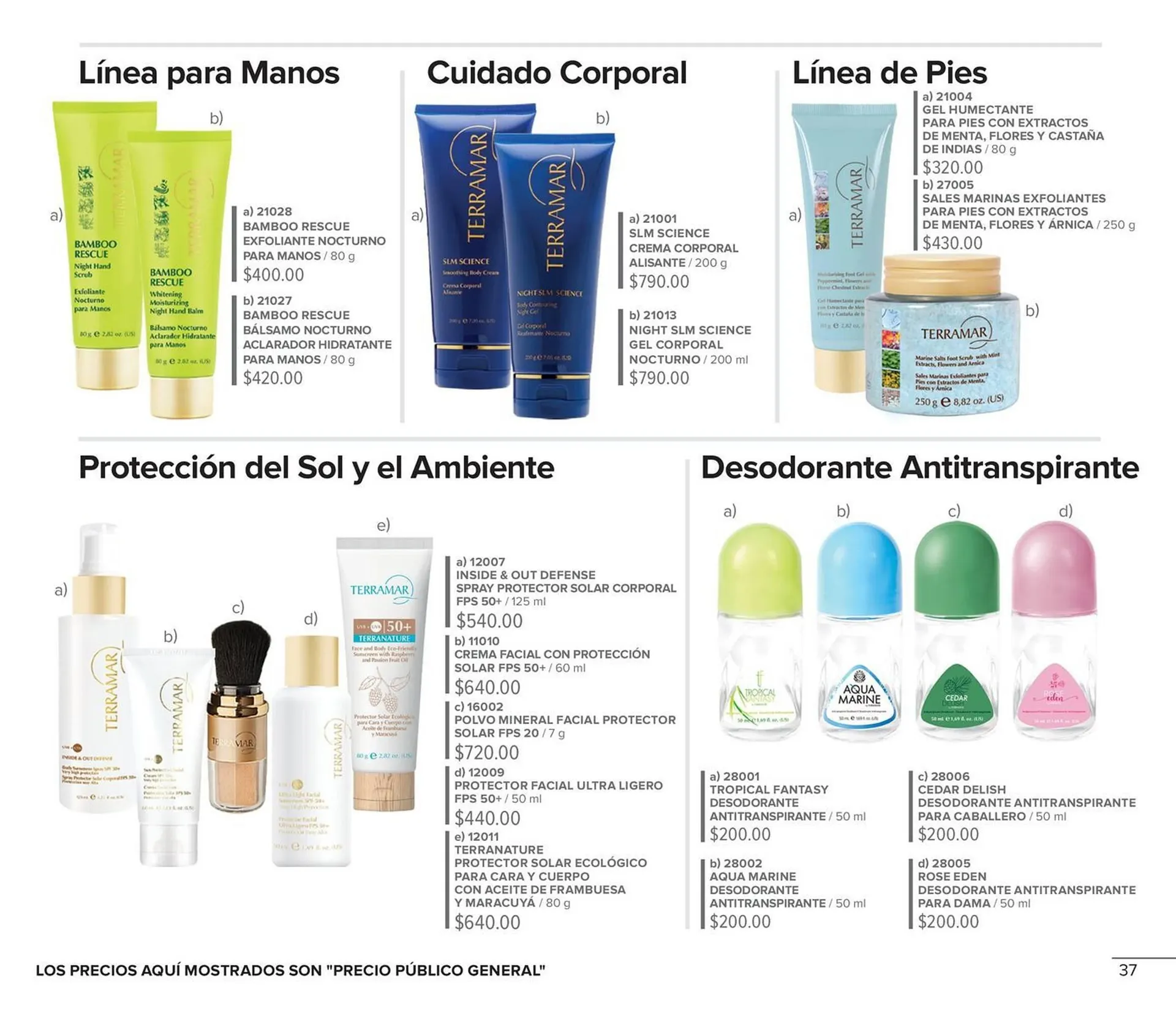 Catálogo de Catálogo Terramar Brands 1 de julio al 31 de julio 2025 - Pagina 37