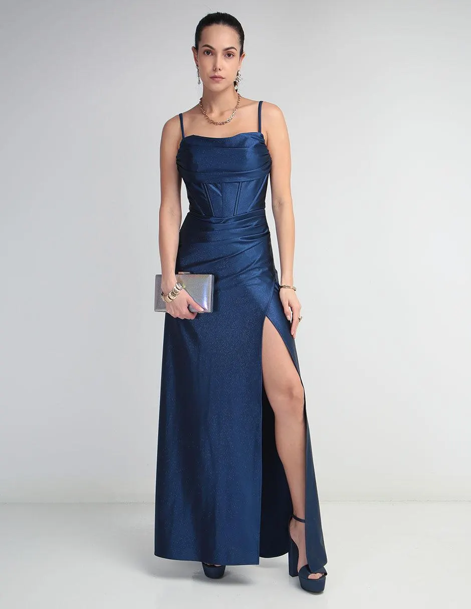 Vestido maxi de fiesta Rue de la Paix espalda abierta