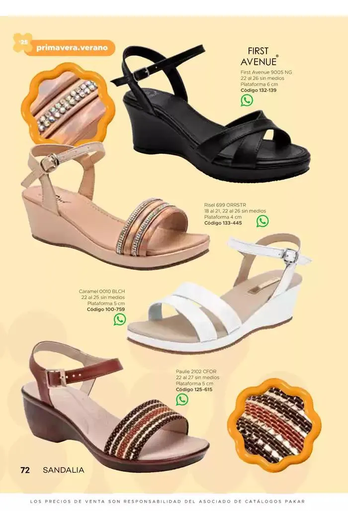Catálogo de Pakar Sandalia 31 de enero al 31 de mayo 2025 - Pagina 72