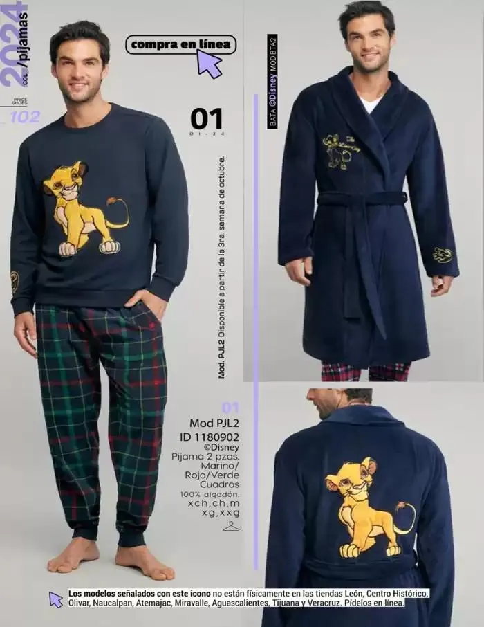 Catálogo de PIJAMAS | OTO-INV | 2024 | 1E 31 de octubre al 31 de enero 2025 - Pagina 104