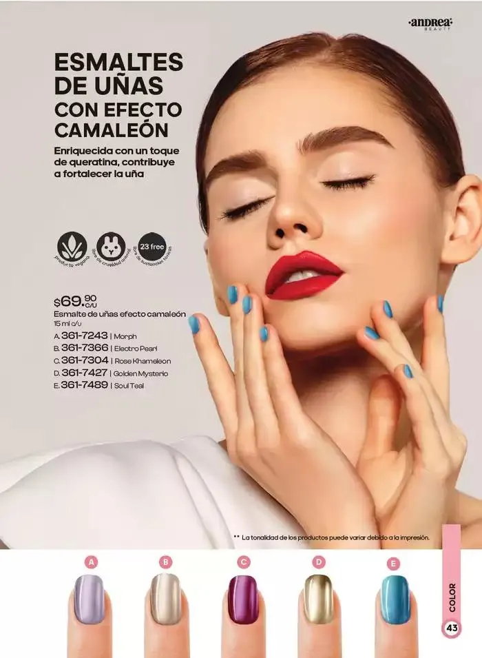 Catálogo de ANDREA | BELLEZA INTEGRAL DAMA 21 de marzo al 20 de abril 2025 - Pagina 43