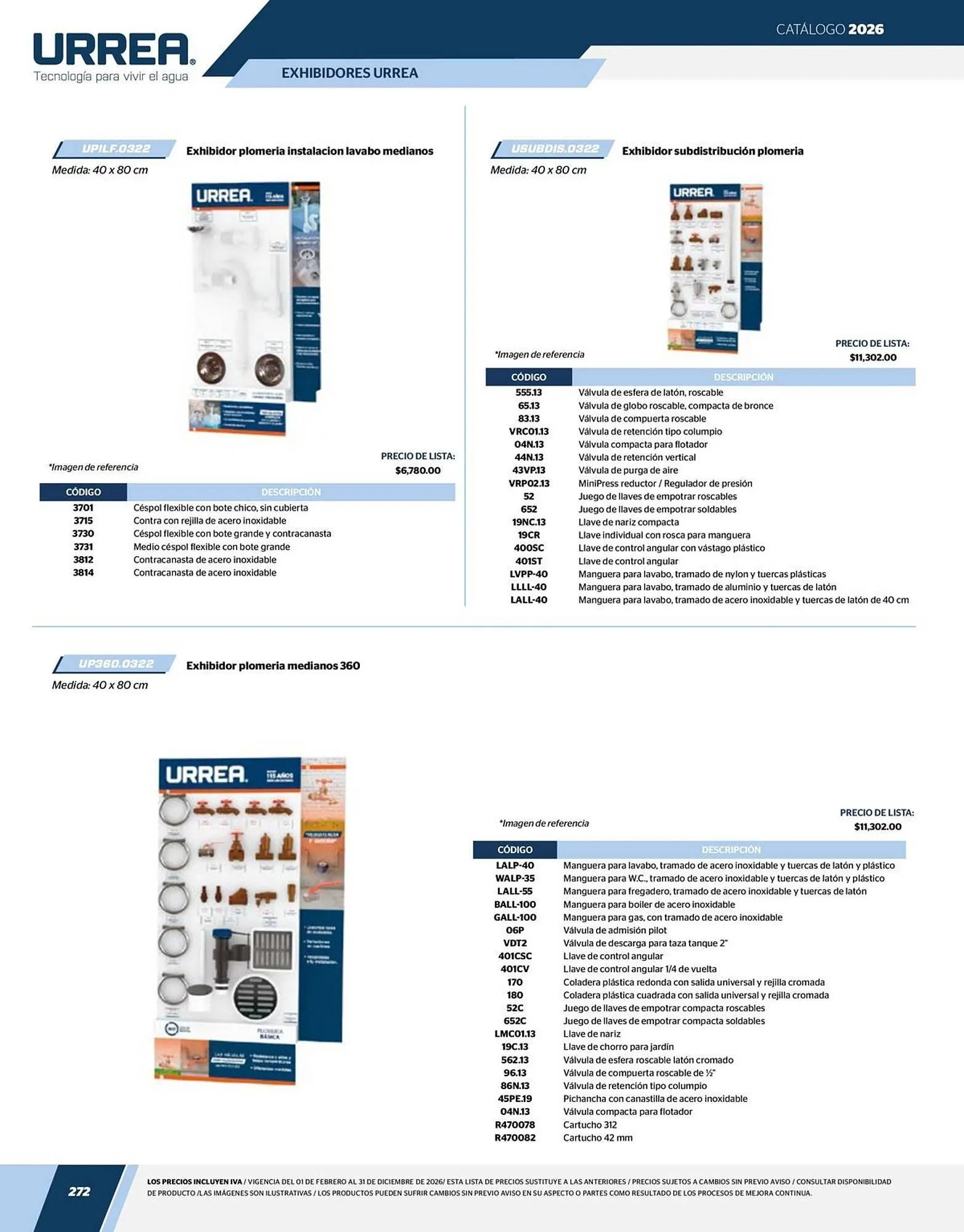 Catálogo de Catálogo Urrea 24 de abril al 31 de diciembre 2026 - Pagina 274