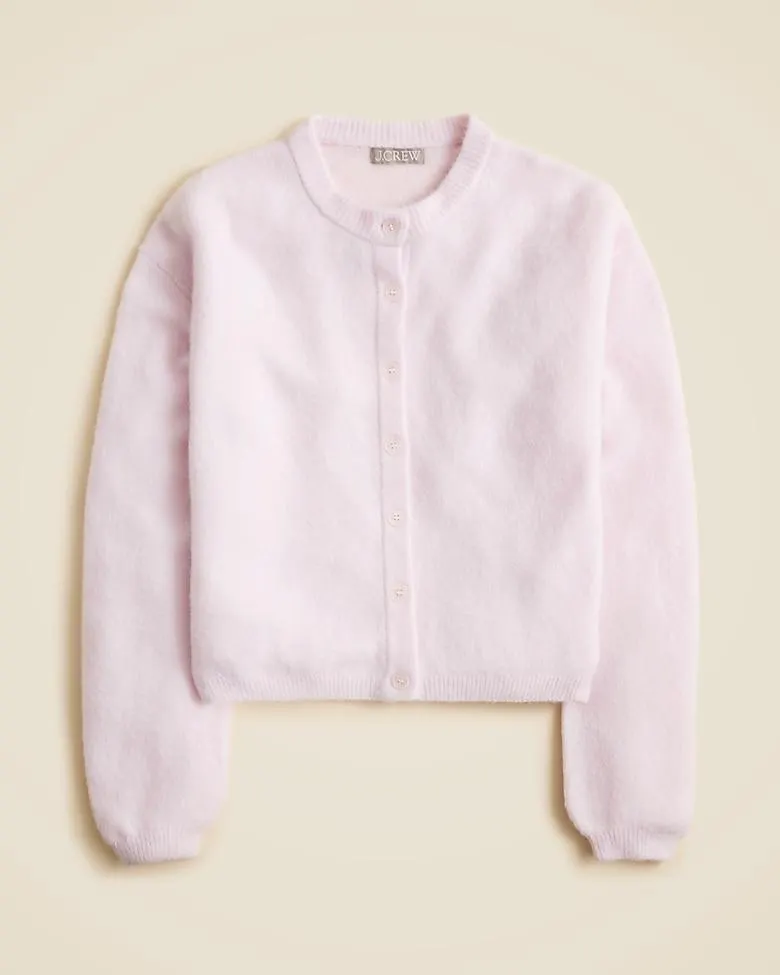 Supersoft bubble-hem cardigan