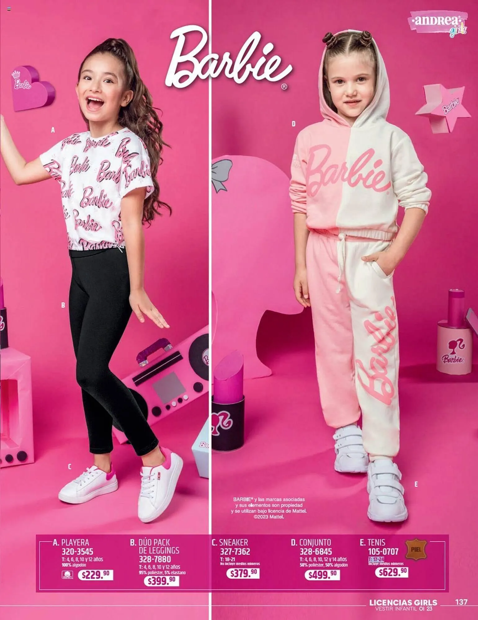 Catálogo de Catálogo Andrea 27 de agosto al 27 de enero 2024 - Pagina 137