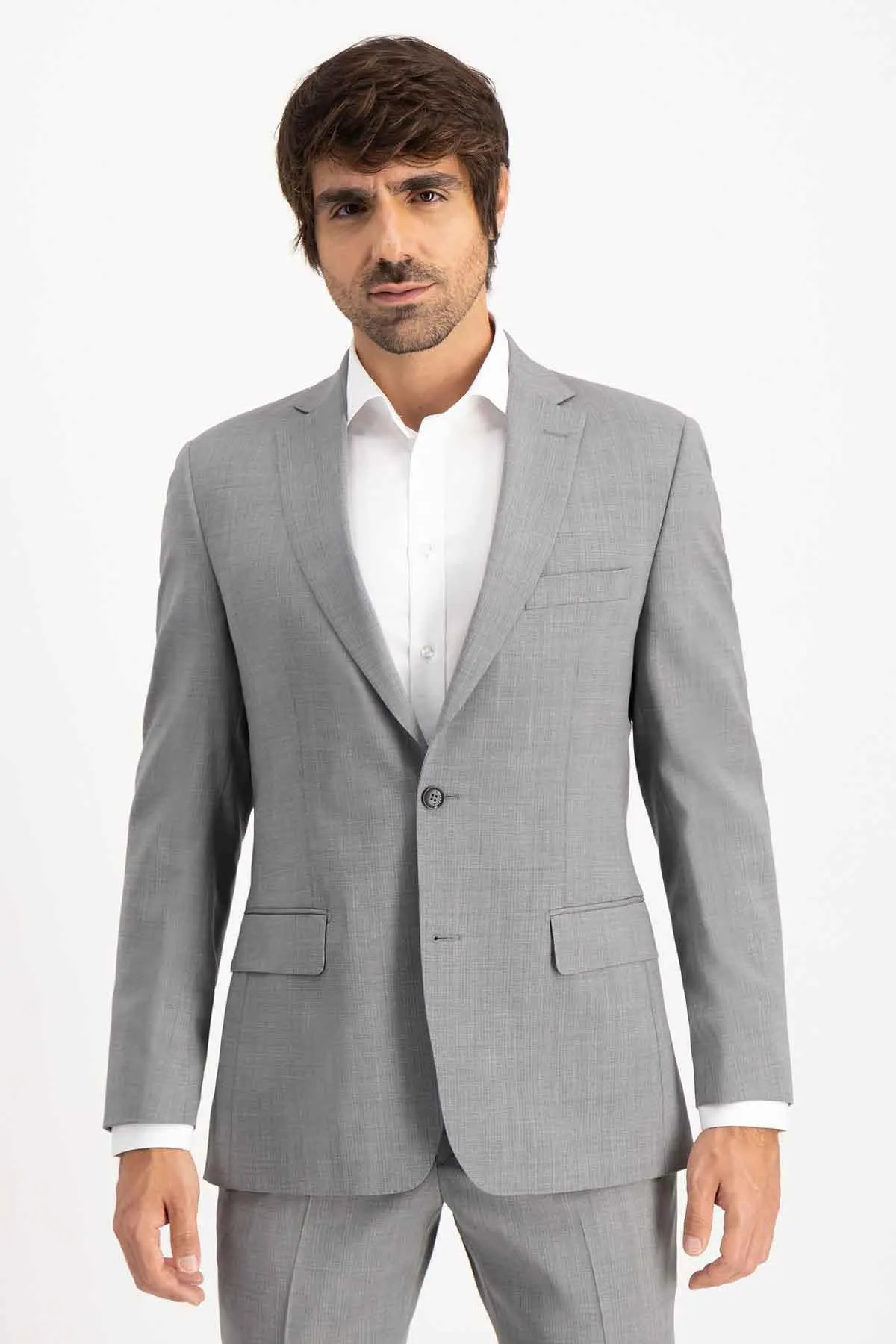 Traje Calderoni Roberts Gris Slim Fit