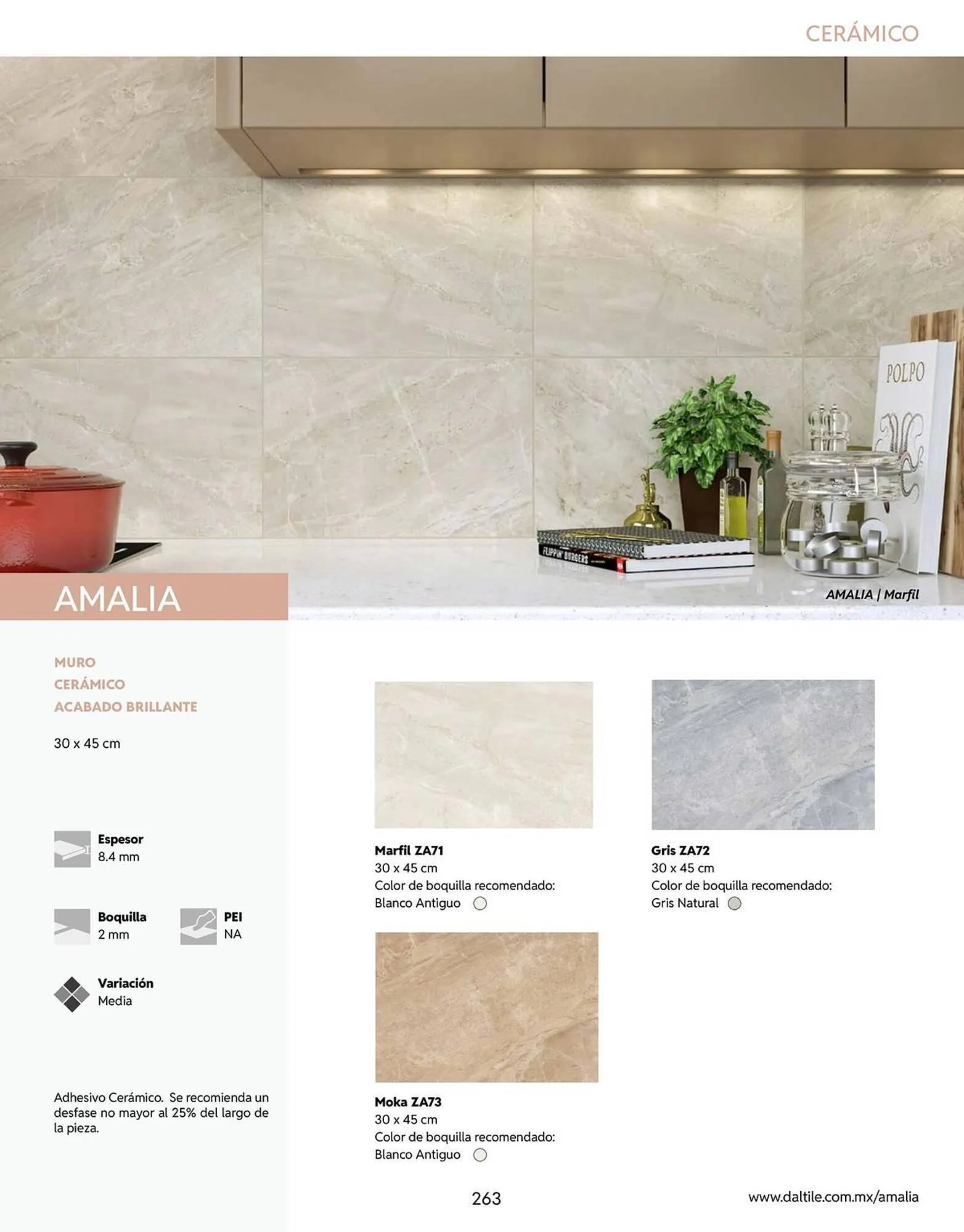 Catálogo de Catálogo Daltile 13 de enero al 31 de diciembre 2026 - Pagina 263