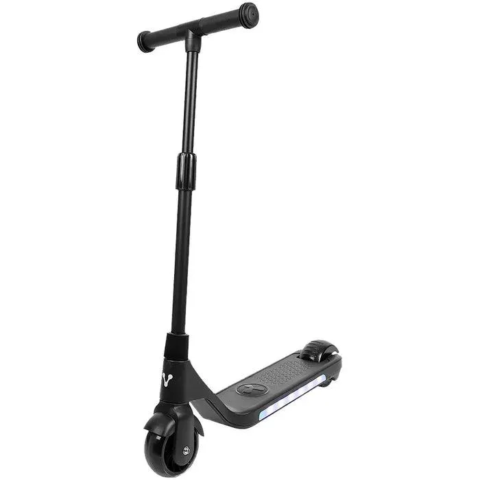 Scooter Kids Electrico VORAGO 8Km/h hasta 60Kg Luz LED Negro SC-102