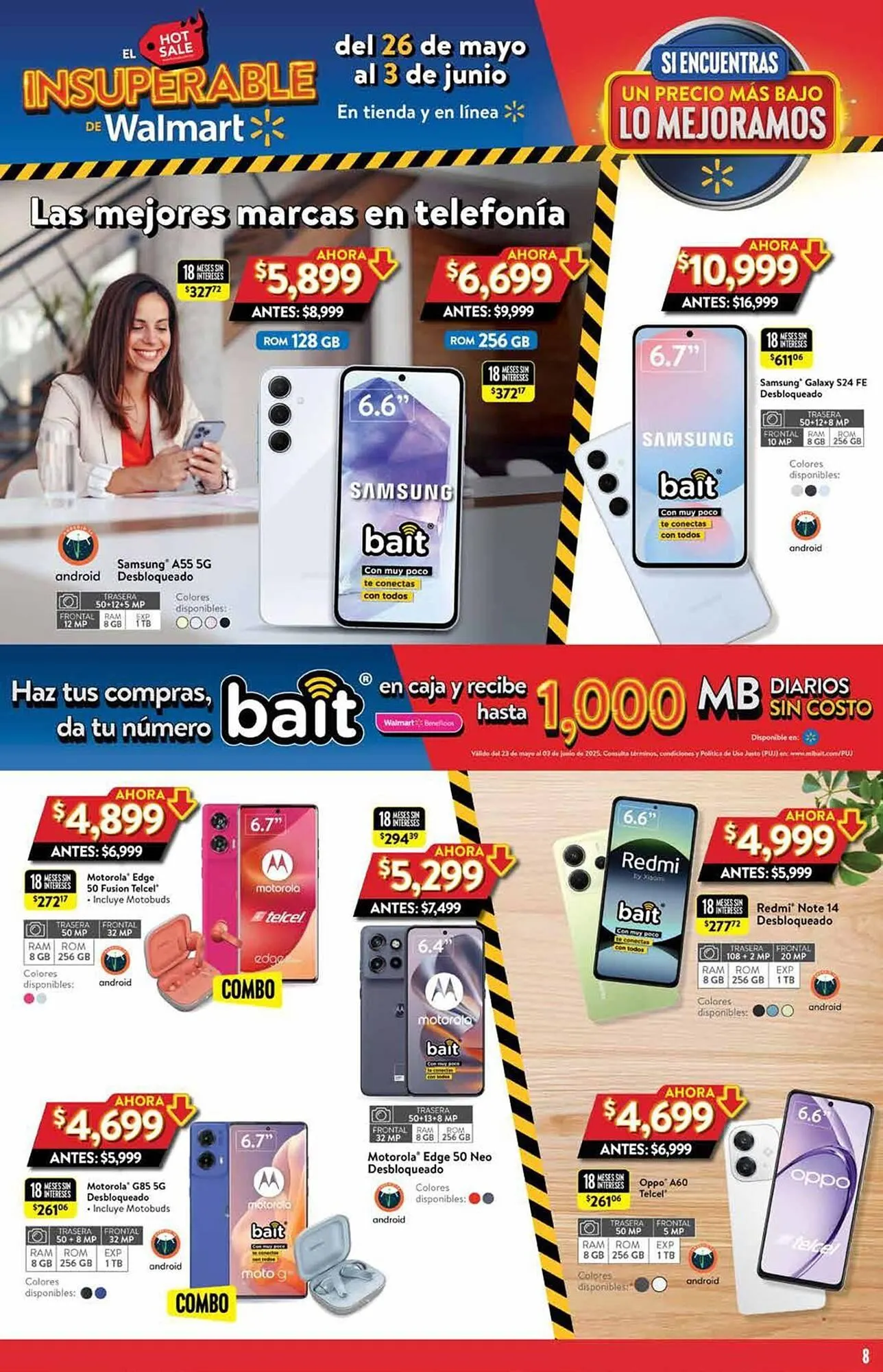 Catálogo de Catálogo Walmart 28 de mayo al 3 de junio 2025 - Pagina 8