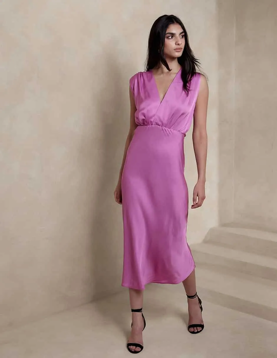 Vestido midi casual para mujer