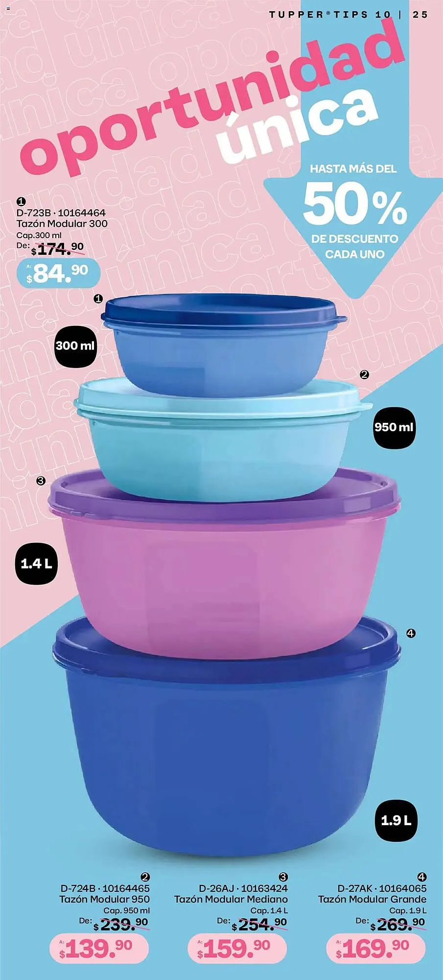 Catálogo de Catálogo Tupperware 8 de septiembre al 6 de octubre 2025 - Pagina 25