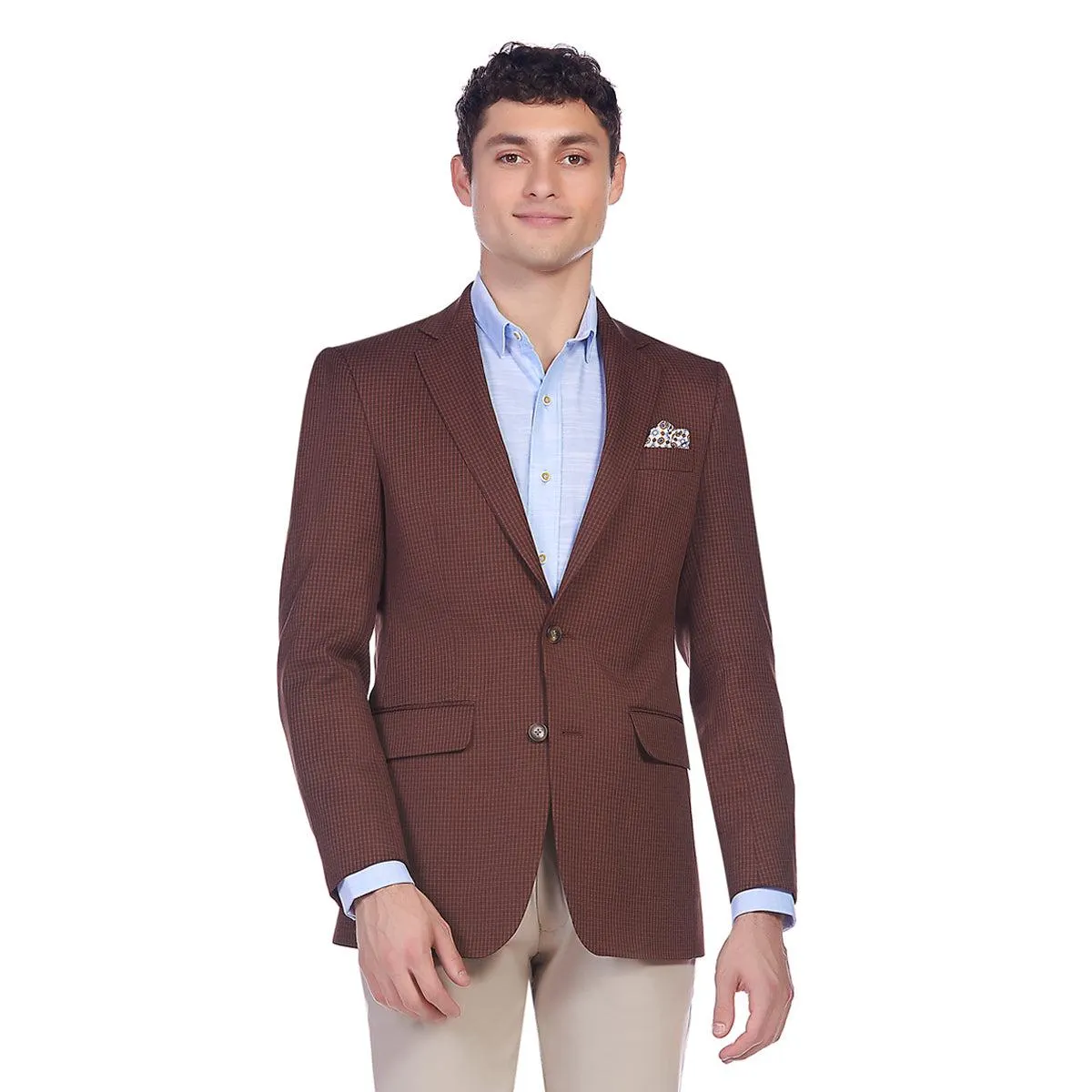 Saco a cuadros para hombre| Slim Fit | Casual