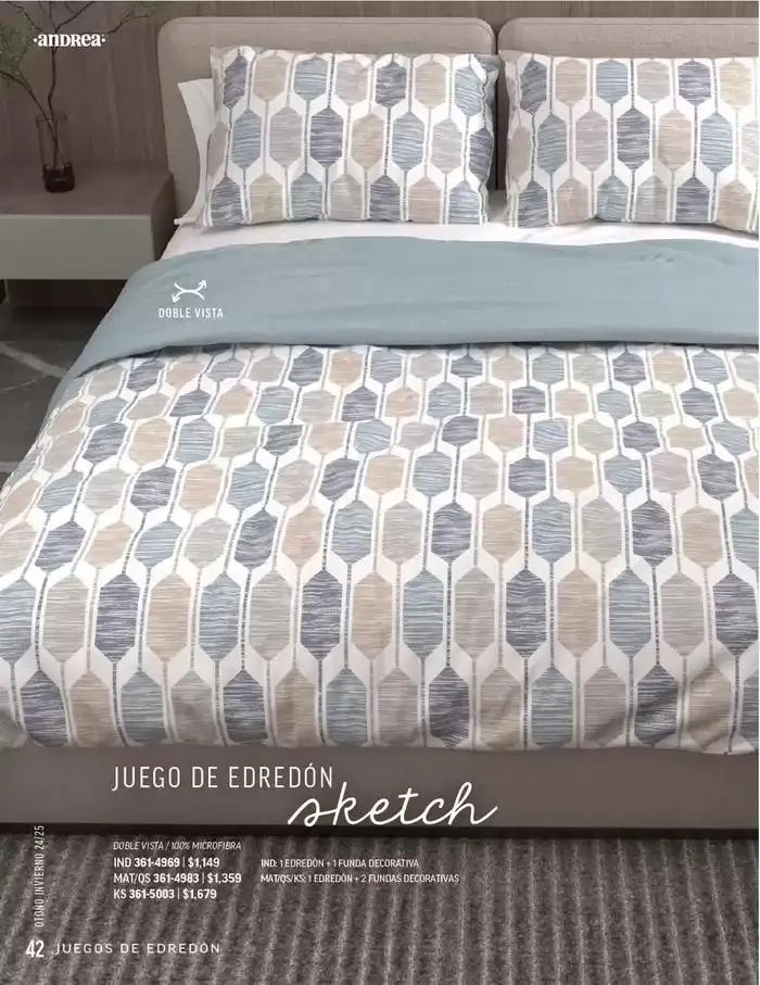 Catálogo de ANDREA - ANDREA HOME 26 de agosto al 25 de enero 2025 - Pagina 72
