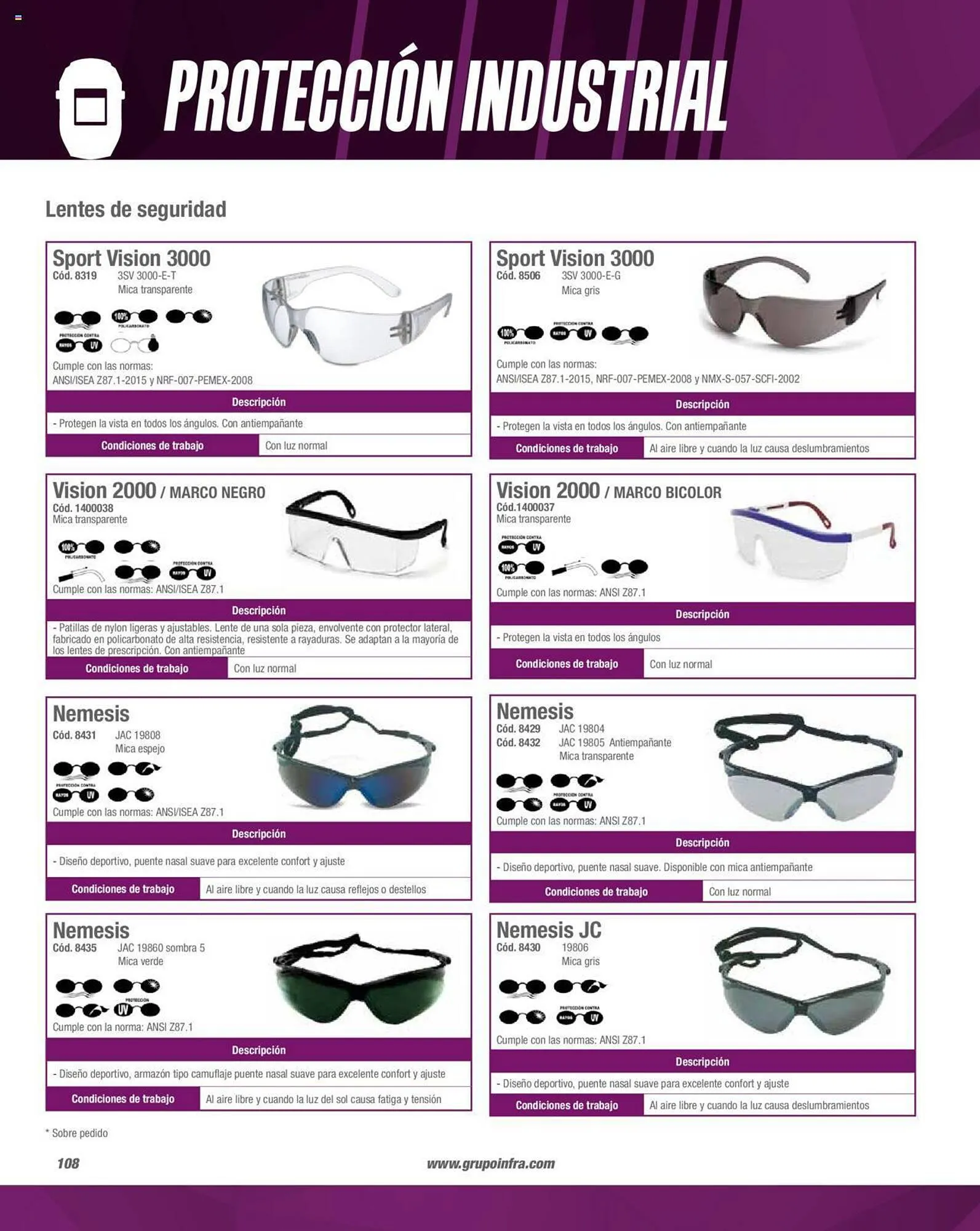 Catálogo de Catálogo Infra 1 de febrero al 31 de diciembre 2023 - Pagina 110