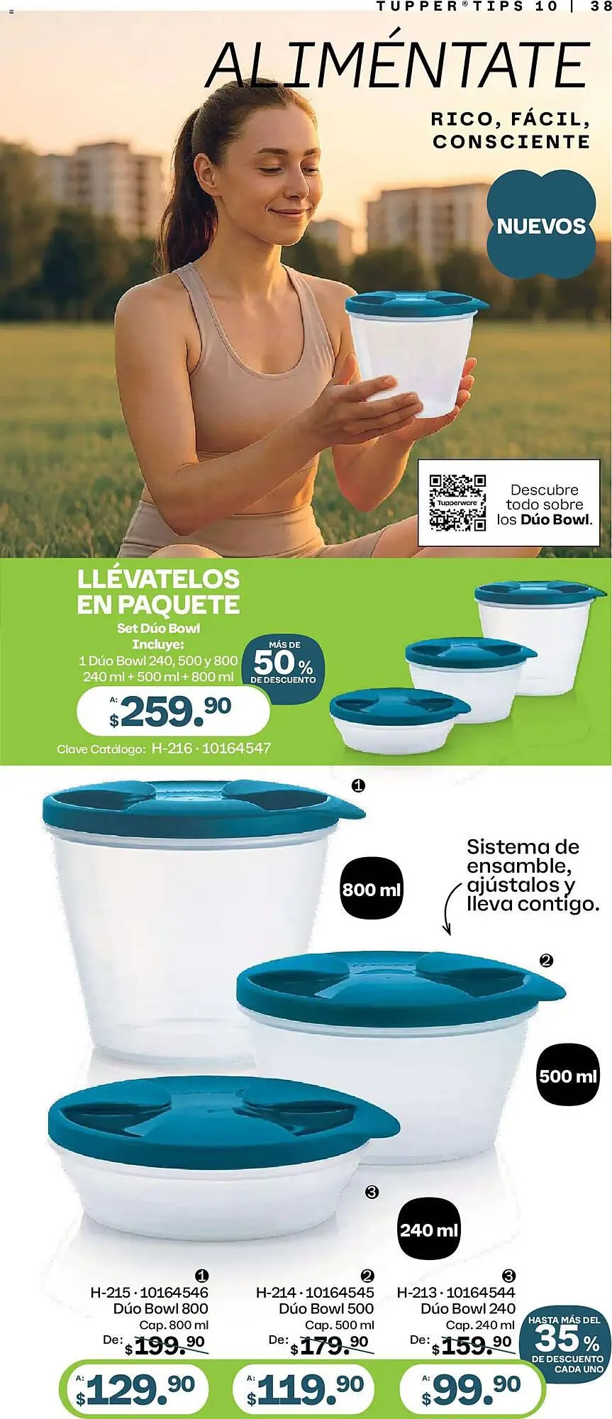 Catálogo de Catálogo Tupperware 8 de septiembre al 6 de octubre 2025 - Pagina 38