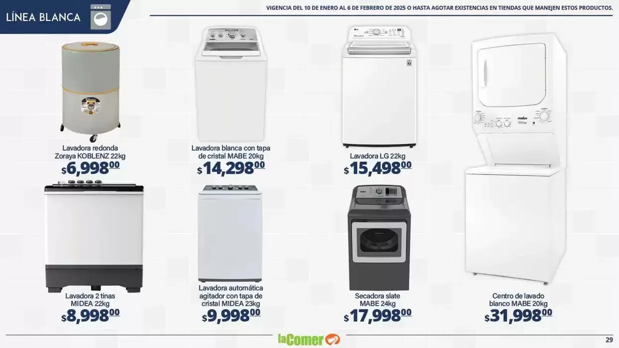 Catálogo de LIMPIA , Desinfecta, organiza, AHORRA 10 de enero al 6 de febrero 2025 - Pagina 29