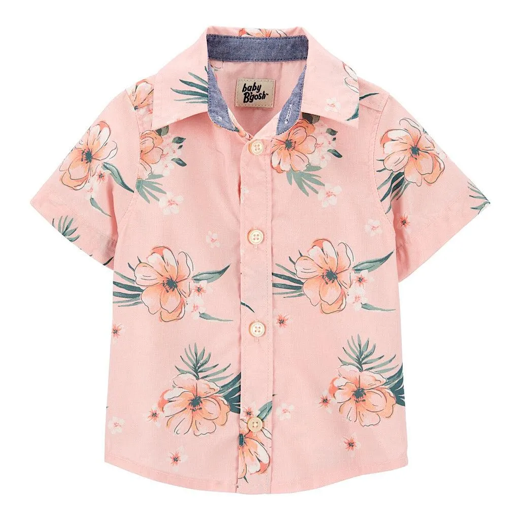 Camisa Oshkosh tropical bebito