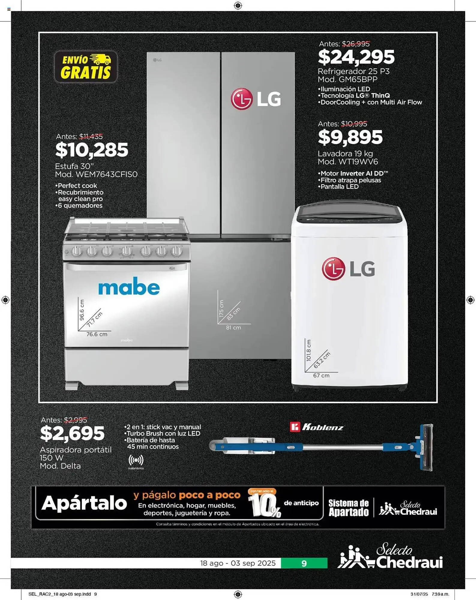 Catálogo de Catálogo Chedraui 18 de agosto al 3 de septiembre 2025 - Pagina 9