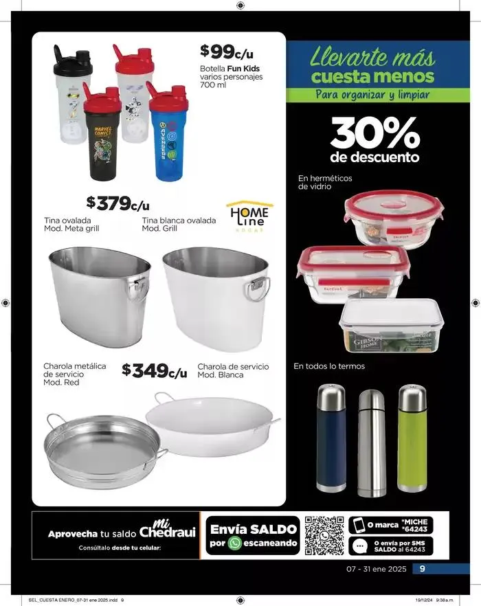 Catálogo de Llevarte más cuesta menos 8 de enero al 31 de enero 2025 - Pagina 9