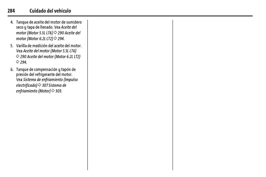 Catálogo de Chevrolet Corvette Stingray Manual del propietario 22 de enero al 31 de diciembre 2025 - Pagina 285