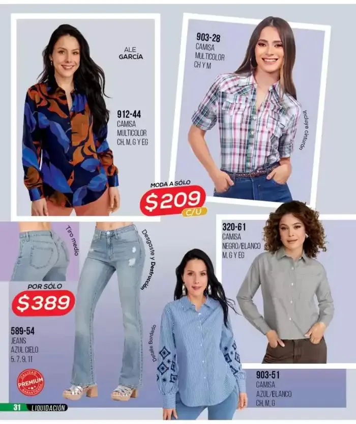 Catálogo de Catálogo Cklass Liquidación Ropa 2025 México 31 de marzo al 31 de agosto 2025 - Pagina 32