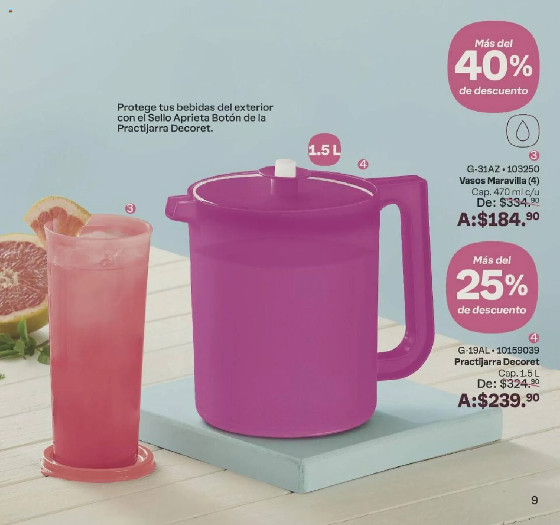 Catálogo de Catálogo Tupperware 15 de abril al 5 de mayo 2024 - Pagina 9