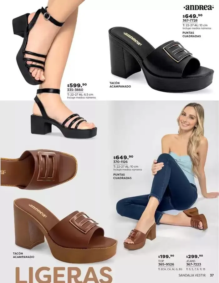 Catálogo de ANDREA | CALZADO DAMA 26 de enero al 24 de mayo 2025 - Pagina 37