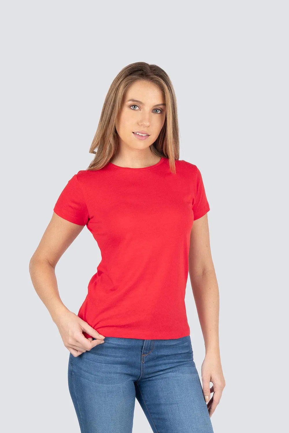 Playera básica cuello redondo