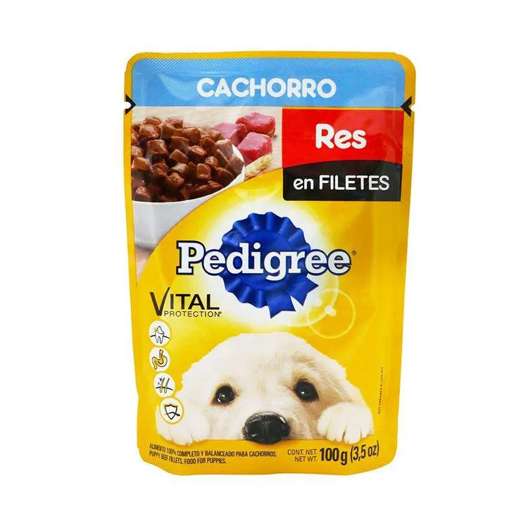 Alimento Pedigree Pouch Puppy Res 100grs - Pedigree - 1 pieza