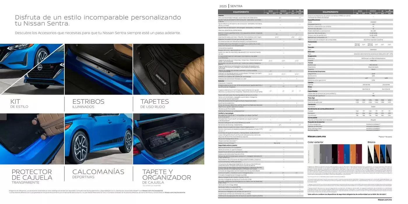 Catálogo de Nissan Sentra 25 17 de marzo al 17 de marzo 2026 - Pagina 12