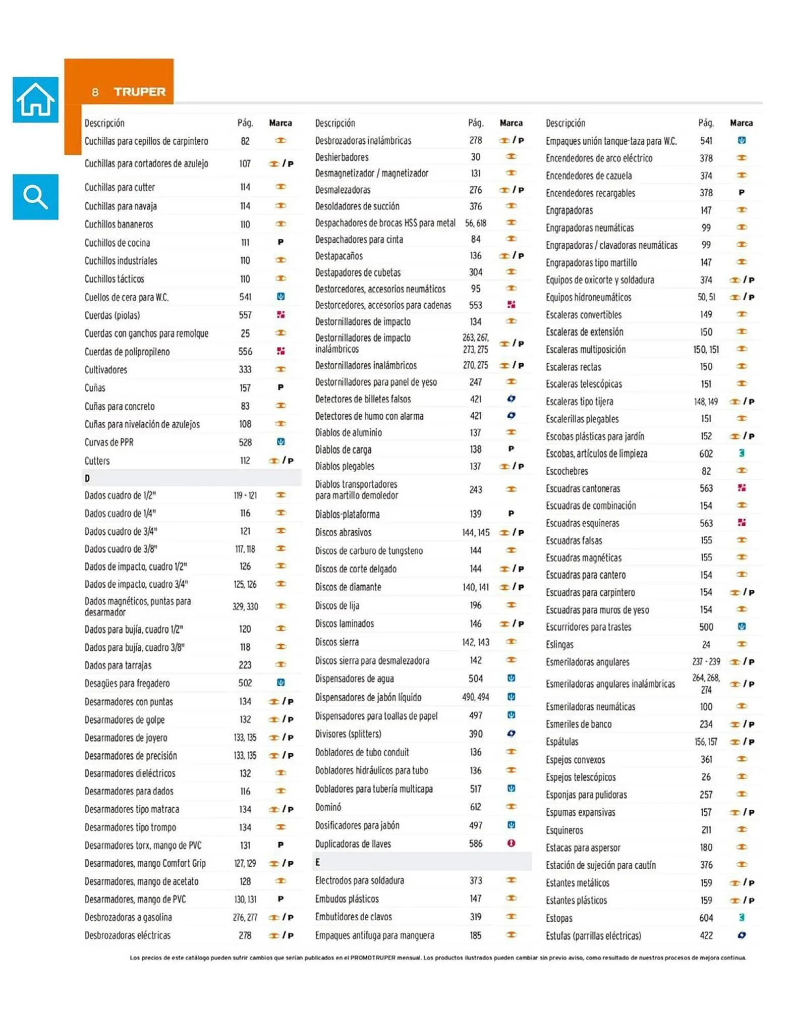 Catálogo de Catálogo Truper 7 de marzo al 31 de diciembre 2025 - Pagina 9
