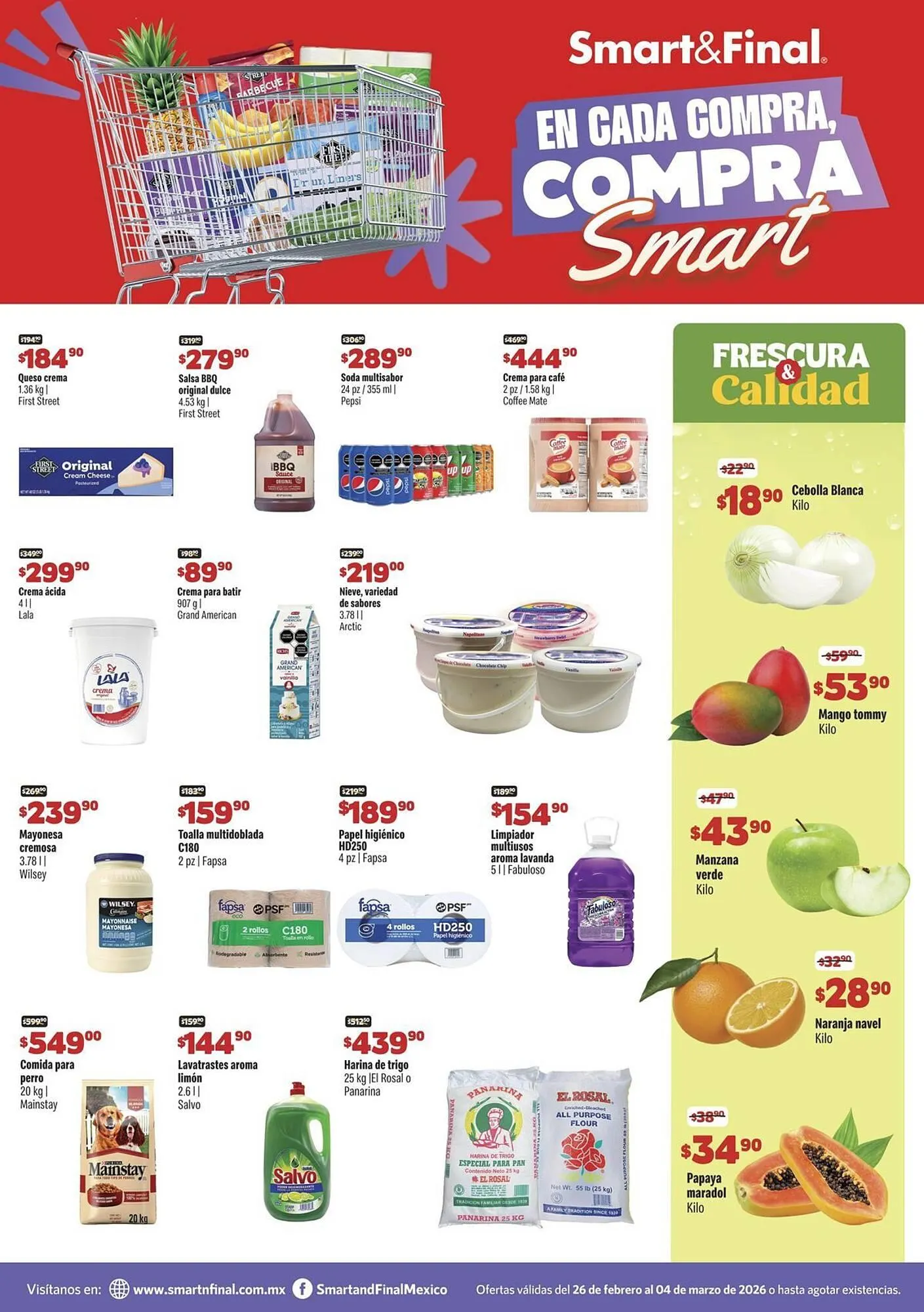 Catálogo de Catálogo Smart & Final 26 de febrero al 4 de marzo 2026 - Pagina 1