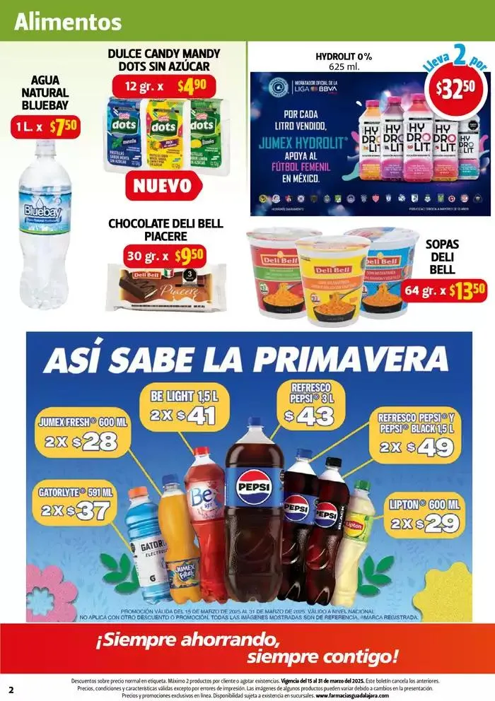 Catálogo de Boletín Farmacias Guadalajara! 15 de marzo al 31 de marzo 2025 - Pagina 2
