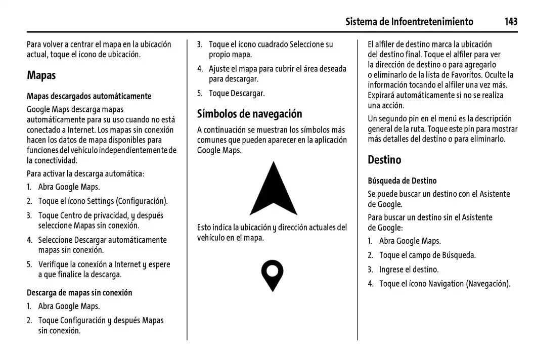 Catálogo de Chevrolet Corvette Stingray Manual del propietario 22 de enero al 31 de diciembre 2025 - Pagina 144