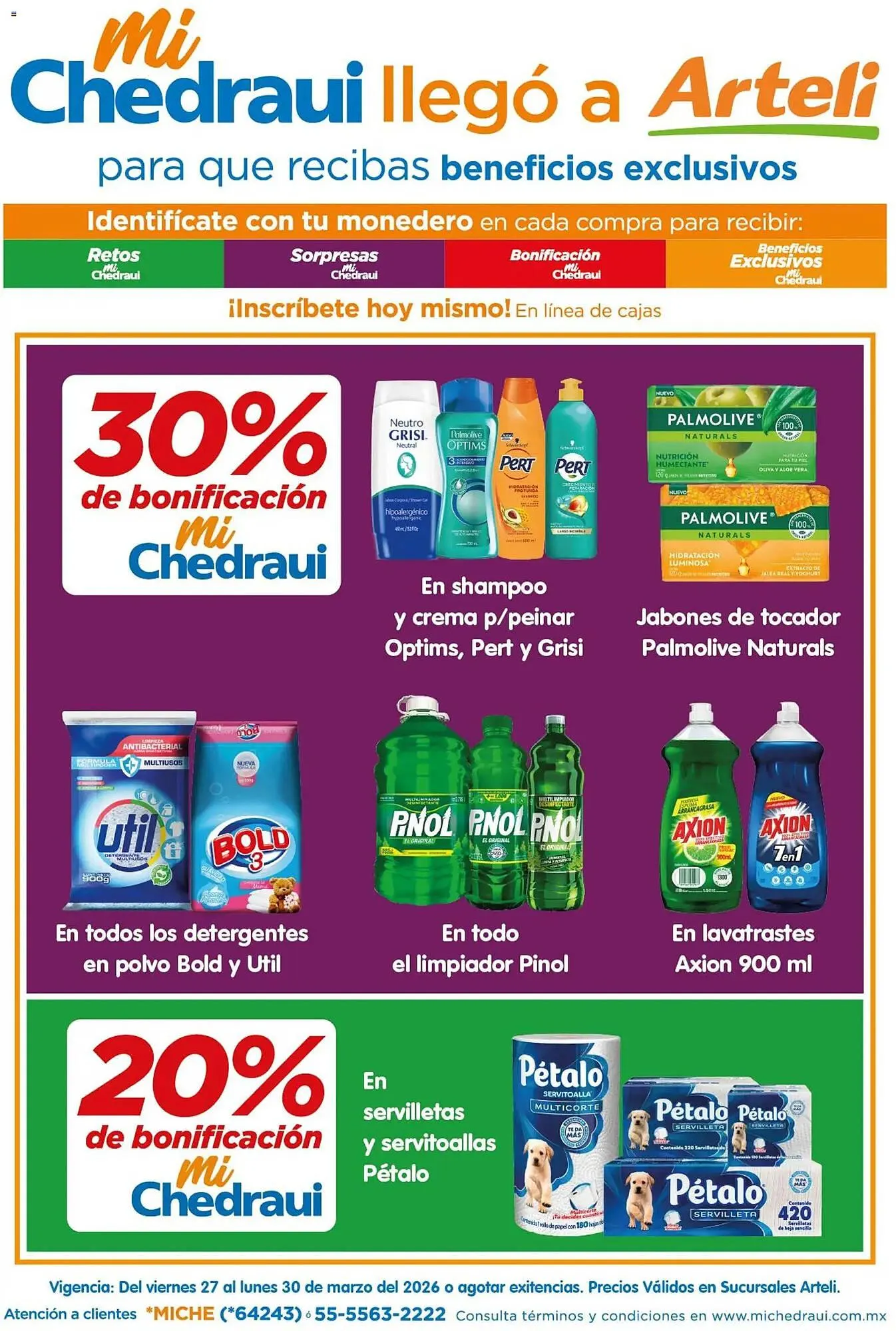 Catálogo de Folleto Arteli 27 de marzo al 30 de marzo 2026 - Pagina 1