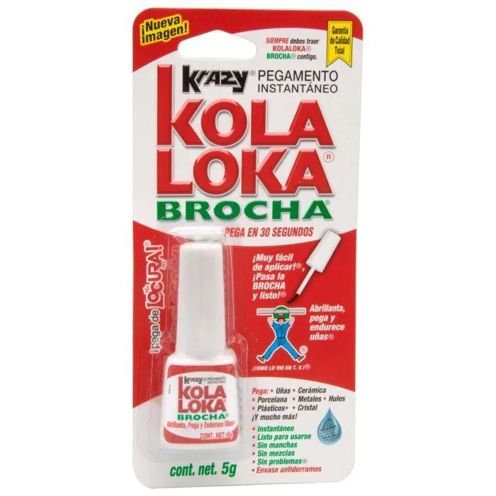 Pegamento Instantáneo Kolaloka Brocha 5 g.