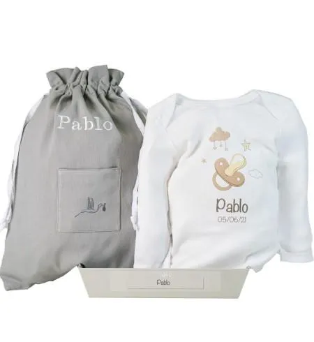 Body personalizado y bolsa para mudas de ropa Personalizada