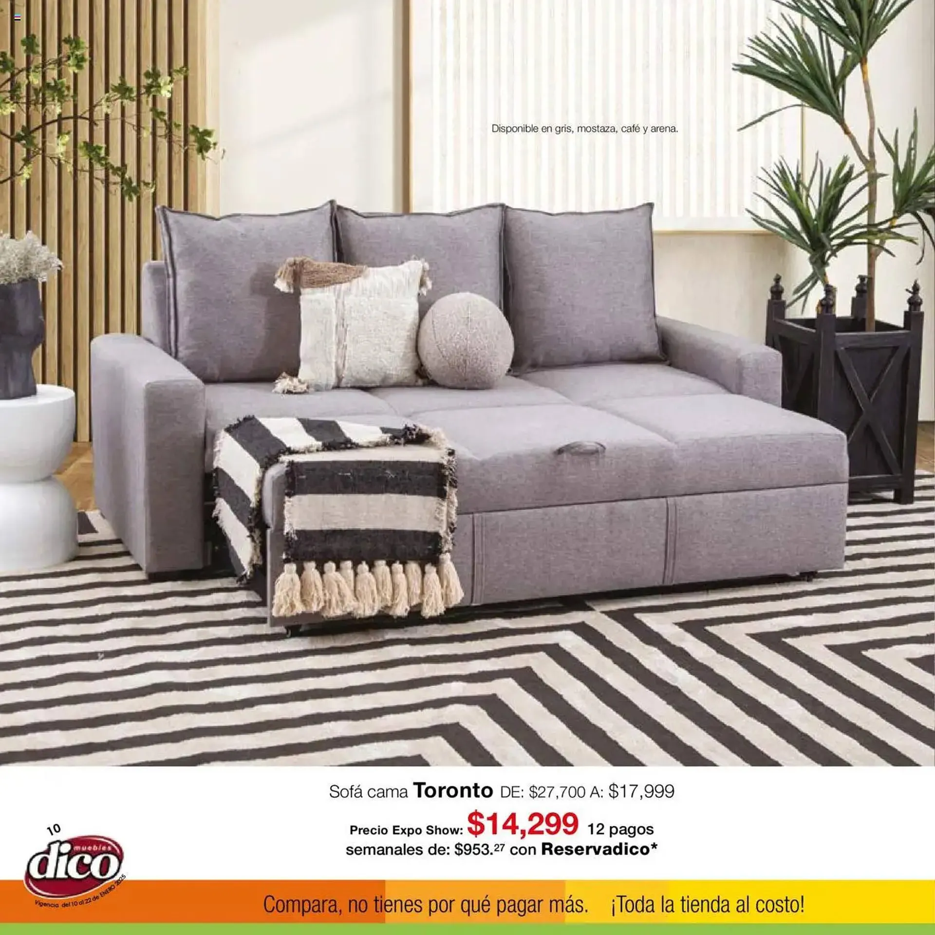 Catálogo de Catálogo Muebles Dico 10 de enero al 22 de enero 2025 - Pagina 10