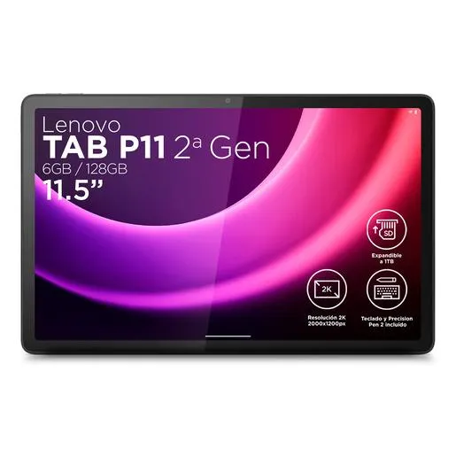 Tablet Lenovo P11 con Pluma 11.5 Pulg. 128gb 6 gb RAM Android 12L