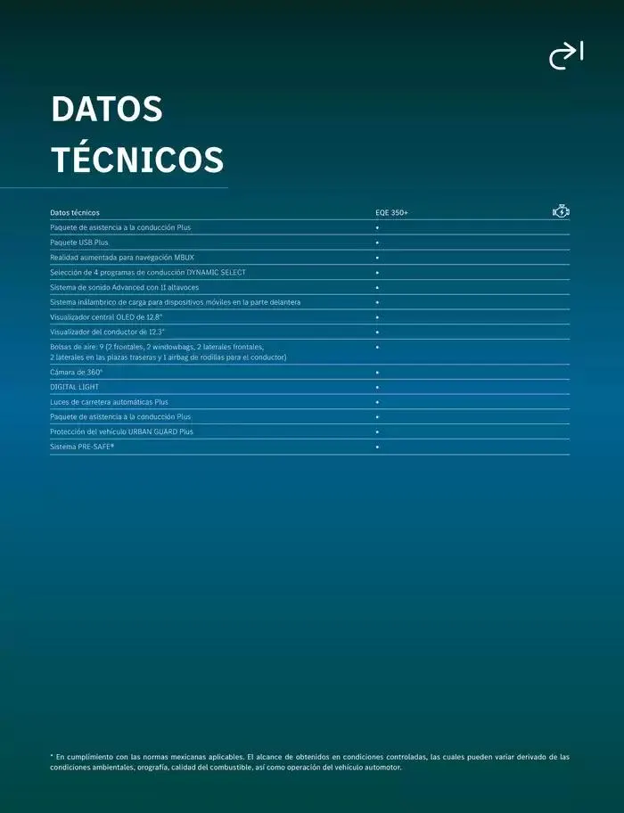 Catálogo de EQE 350+ 27 de enero al 27 de enero 2026 - Pagina 10