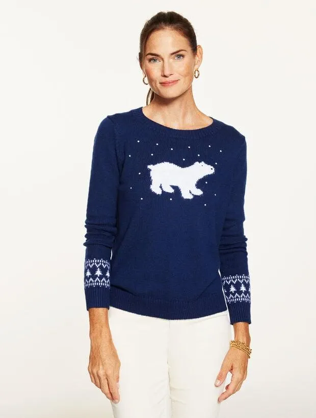 Crewneck Sweater - Polar Bear